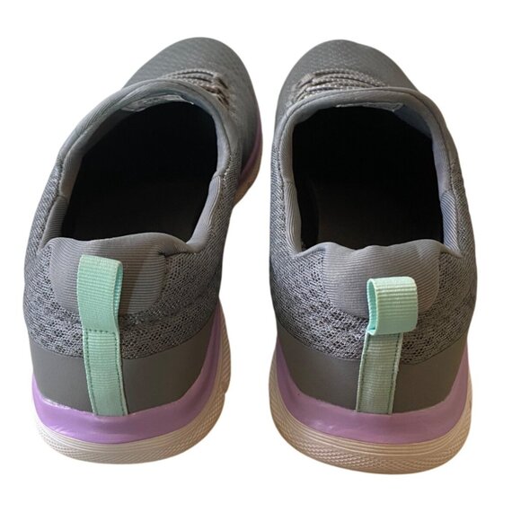 MTA Womens Gray Slip-On Athletic Sneakers Size 11 W - Picture 4 of 9